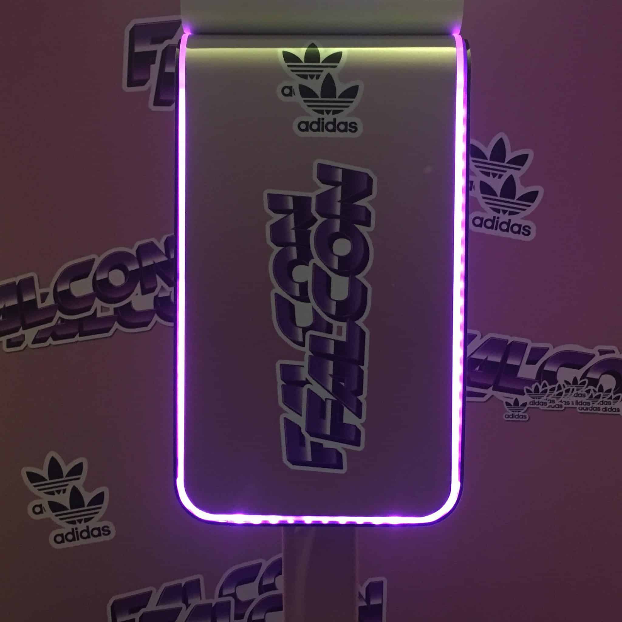 Adidas branded Photo Booth with back drop