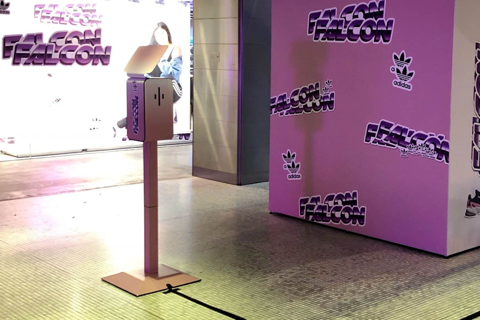 Fully branded Photo Booth with branded backdrop